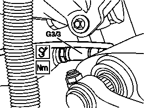 Remove/install the oxygen sensor