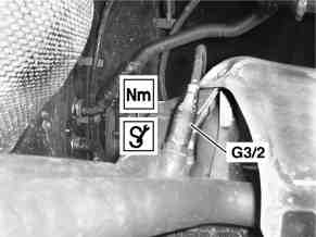 Remove/install an oxygen sensor