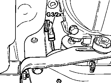 7000 - Removal and installation of the exhaust system                           
	Engine 103 in A. Model 107, B. Models 124, 126, 201, C. Model 129