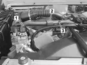 Controllare il flessibile del liquido di raffreddamento ricircolo gas di scarico