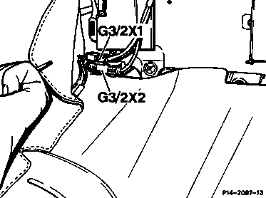 7000 - Removal and installation of the exhaust system                           
	Engine 103 in A. Model 107, B. Models 124, 126, 201, C. Model 129
