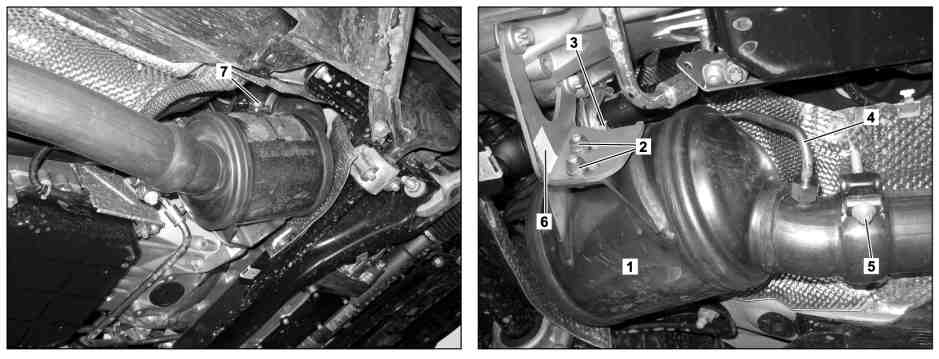 Remove/install the diesel particulate filter