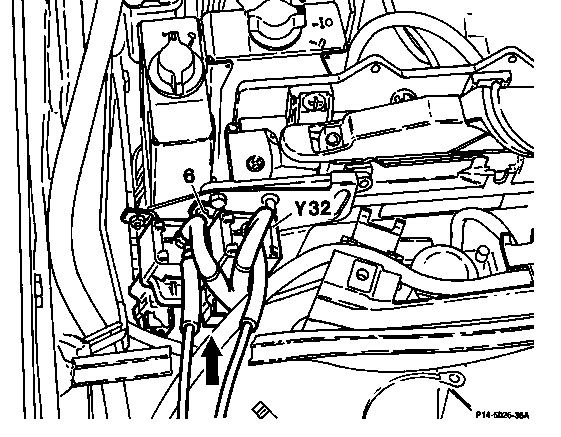 7305 - Umschaltventil Luftpumpe aus-, einbauen                                  
	Motor 104.98 KE
