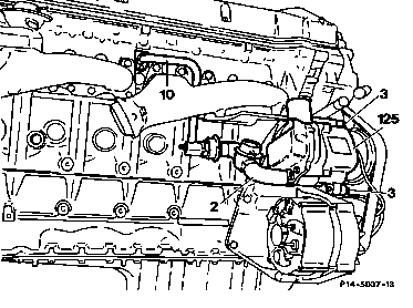 7251 - Luftpumpe aus-, einbauen                                                 
	Motor 104.98 KE