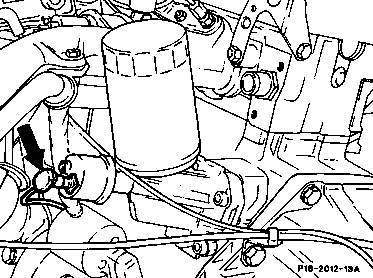 0110 - Ölfilter aus-, einbauen                                                  
	Motor 102 (außer 102.983/99) Einriementrieb