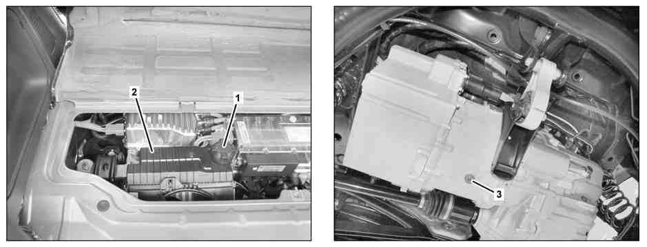 Scaricare, riempire il liquido di raffreddamento motore elettrico trasmissione
