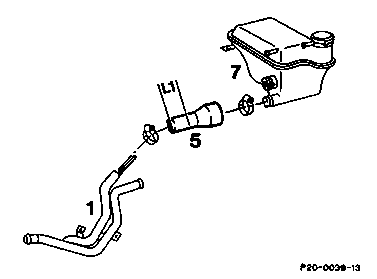 Programmierte Reparatur: Kühlverschlußdeckel/-pumpe/Lüfter/-kupplung, Kühlsystem
	Motor 601, 602 (außer 602.98), 603