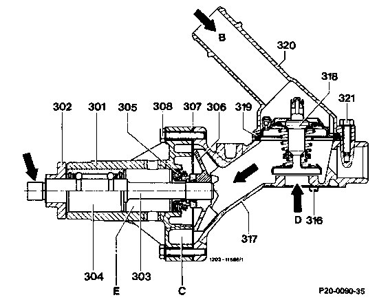 0215 - Hinweise zur Kühlmittelpumpe                                             
	Motor 601, 602 (außer 602.98), 603
