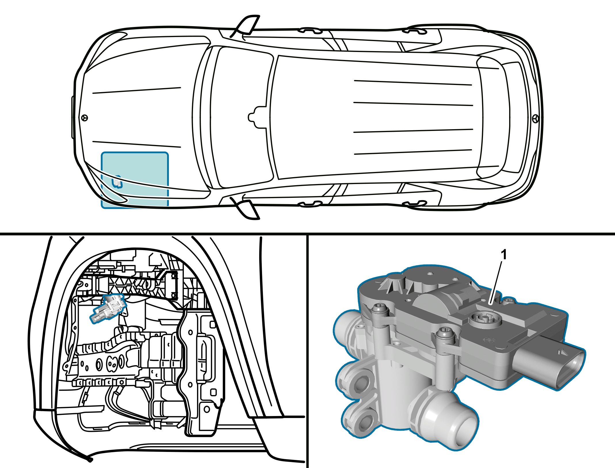Vanne d'inversion circuit basse température - Informations détaillées