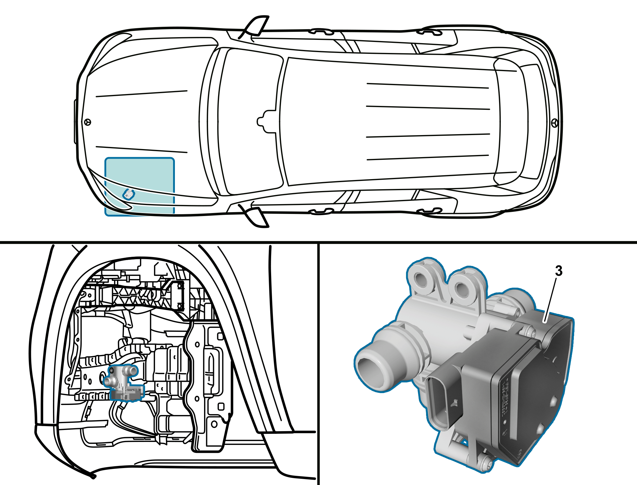 Vanne d'inversion circuit basse température - Informations détaillées