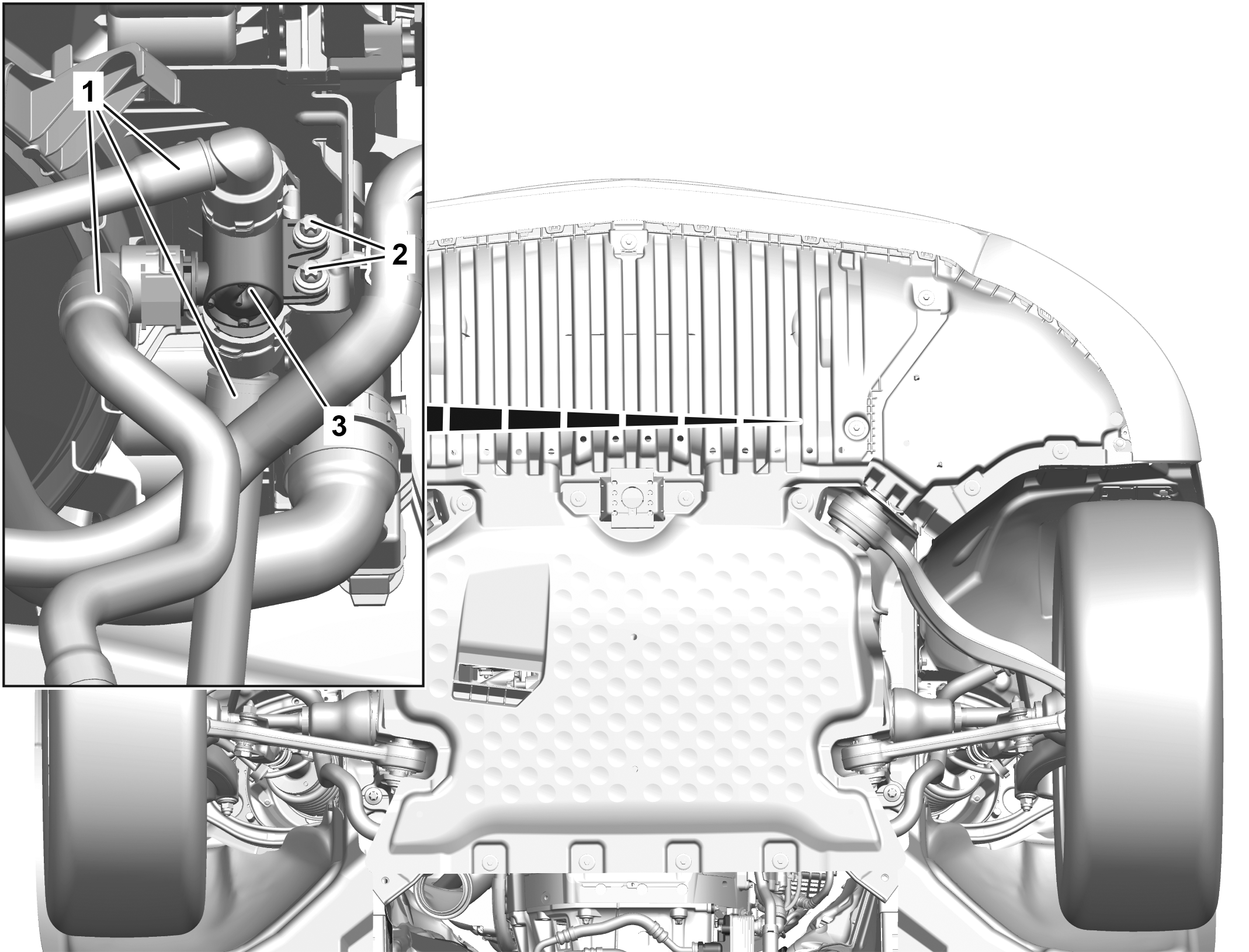 Déposer, poser la valve de commutation du circuit basse température
