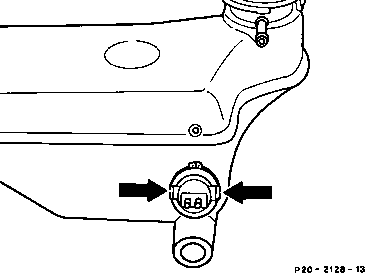 0445 - Funktionsbeschreibung: elektrische Kühlmittelstandanzeige                
	Motor 601, 602 (außer 602.98), 603