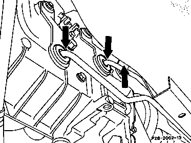 0030 - Motor aus-, einbauen (Ölfüllmenge)                                       
	Motor 102 (außer 102.983/99) Einriementrieb