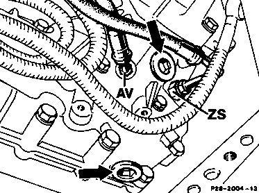 0300 - Motor aus-, einbauen                                                     
	Motor 103; A. Typ 124 und 124 4matic, B. Typ 107, 126, 129, 201                 
	(Abweichungen bei GW beachten)