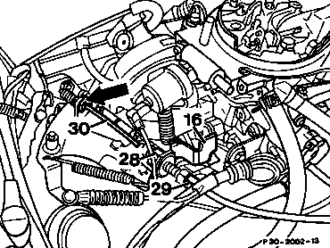 0415 - Zylinderkopf aus-, einbauen                                              
	Motor 102 (außer 102.983/99) Einriementrieb