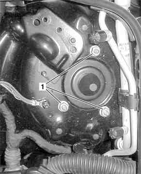 Remove/install the suspension strut