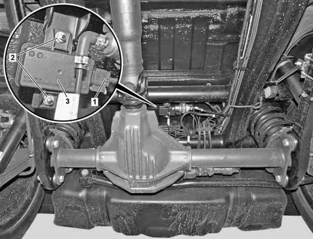 Smontare, montare la centralina di comando del sistema di controllo pressione   
	pneumatici (RDK)