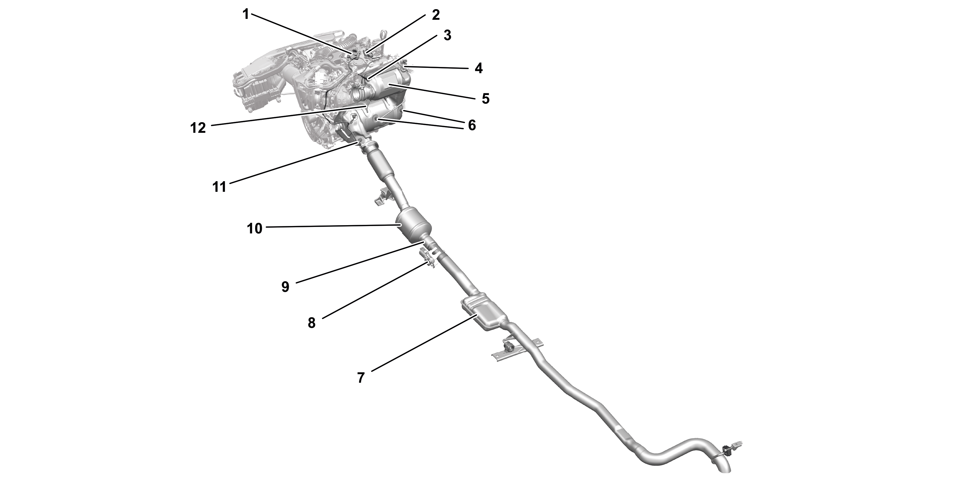 Exhaust system, detailed information