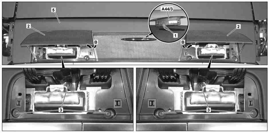 Smontare, montare il rivestimento dell'abitacolo sul roll-bar