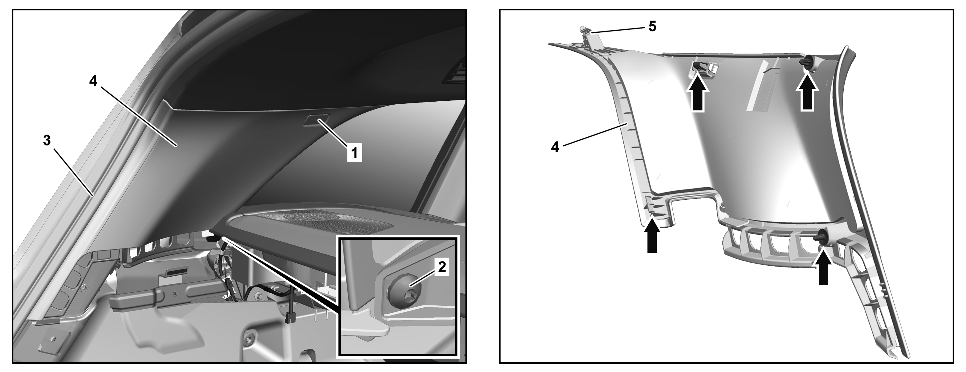 D-Säulenverkleidung aus-, einbauen