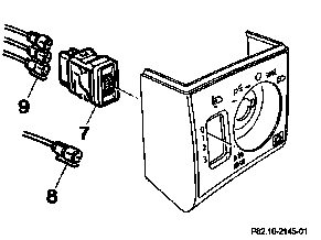 Checking vacuum system of headlamp range adjustment