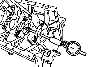 Determine crankshaft bearing radial play