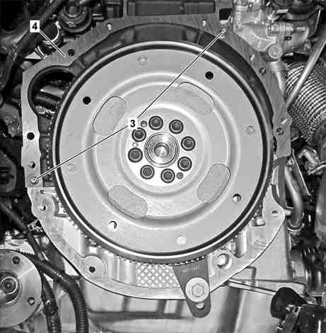 Service Information: Procedure for removing and installing automatic            
	transmission