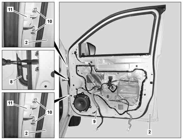 Disassembling and assembling front door