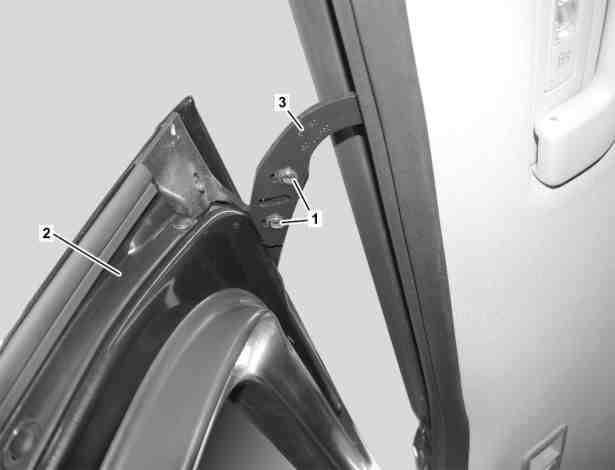 Smontare, montare il carrello superiore della porta scorrevole