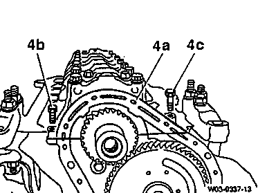 4352 - Kurbelwelle ausbauen, lagern und einbauen                                
	Motor OM 364, 366, 366A, 366LA, EURO 0, Bm. 356, 364, 366