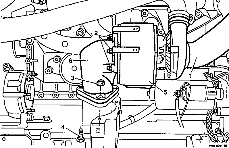 6010 - Turbolader prüfen                                                        
	Motor OM 364, 366, 366A, 366LA, EURO 0, Bm. 356, 364, 366