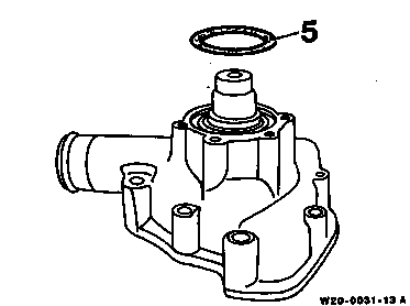 1401 - Kühlmittelpumpe zerlegen und zusammenbauen                               
	Motor 364, 364 A, 364 LA - T2