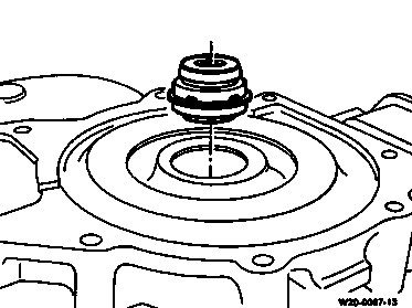 1401 - Kühlmittelpumpe zerlegen und zusammenbauen                               
	Motor OM 441, LA; 442, A, LA; 443, A, LA; 444 A, LA