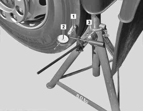 Check wheels for lateral and radial runout